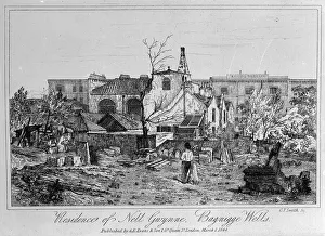 Residence of Nell Gwynne, Bagnigge Wells, published in 1844 (engraving) Residence of Nell Gwynne, Bagnigge Wells, published in 1844 (engraving)