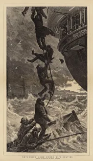Returning Home under Difficulties (engraving) Returning Home under Difficulties (engraving)