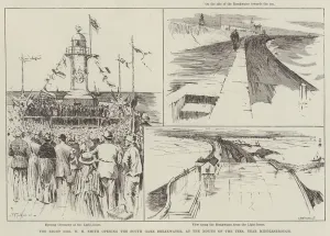 The Right Honourable W H Smith opening the South Gare Breakwater The Right Honourable W H Smith opening the South Gare Breakwater
