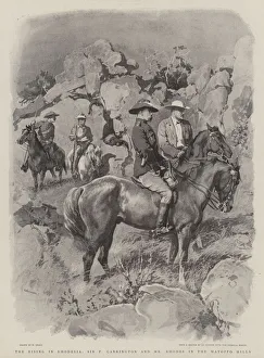 The Rising in Rhodesia, Sir F Carrington and Mr Rhodes in the Matoppo Hills (litho) The Rising in Rhodesia, Sir F Carrington and Mr Rhodes in the Matoppo Hills (litho)
