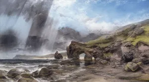 A Rocky Coastline at Padstow, Cornwall, (pastel) A Rocky Coastline at Padstow, Cornwall, (pastel)