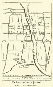 The Roman Station at Pancras, Caesar's Camp, called the Brill (engraving) The Roman Station at Pancras, Caesar's Camp, called the Brill (engraving)