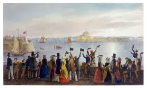 The Royal Squadron Entering St. Aubin's Bay, 2nd September 1846 The Royal Squadron Entering St. Aubin's Bay, 2nd September 1846