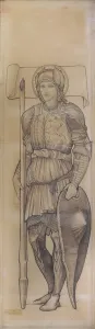 Saint George, 1880 (chalk on paper) Saint George, 1880 (chalk on paper)