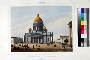 The Saint Isaac's Cathedral (Cathedrale Saint Isaac) in Saint Petersburg par Benoist, Philippe (1813-after 1879) The Saint Isaac's Cathedral (Cathedrale Saint Isaac) in Saint Petersburg par Benoist, Philippe (1813-after 1879)
