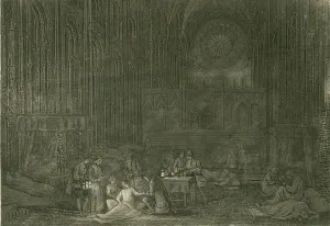 Saint Paul's converted into a Pest House (engraving) Saint Paul's converted into a Pest House (engraving)
