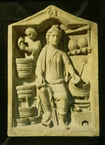 Fine Art Finder Print: Ancient Roman Pharmacy Stone Relief