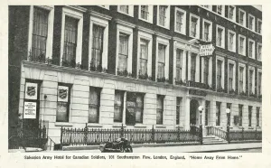 Salvation Army hotel for Canadian servicemen, Southampton Row, London (b/w photo) Salvation Army hotel for Canadian servicemen, Southampton Row, London (b/w photo)
