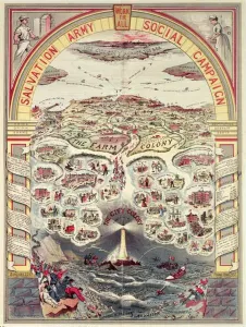 Salvation Army Social Campaign propaganda poster, London, c.1910 (chromolitho) Salvation Army Social Campaign propaganda poster, London, c.1910 (chromolitho)