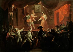 Scenes from Roman Comique by Paul Scarron (1610-60) 1712-16 (oil on canvas) Scenes from Roman Comique by Paul Scarron (1610-60) 1712-16 (oil on canvas)