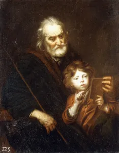 A Schoolmaster Teaching a Boy to Draw (oil on canvas) A Schoolmaster Teaching a Boy to Draw (oil on canvas)