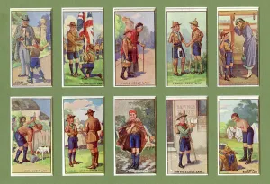 The Ten Scout Laws, 1923 (colour litho) The Ten Scout Laws, 1923 (colour litho)