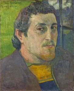 Self Portrait dedicated to Carriere, 1888-1889 (oil on canvas) Self Portrait dedicated to Carriere, 1888-1889 (oil on canvas)
