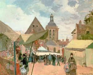 September Fete, Pontoise, 1872 (oil on canvas) September Fete, Pontoise, 1872 (oil on canvas)