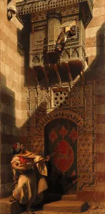 A Serenade in Cairo; Eine Serenata in Cairo, 1893 (watercolour) A Serenade in Cairo; Eine Serenata in Cairo, 1893 (watercolour)