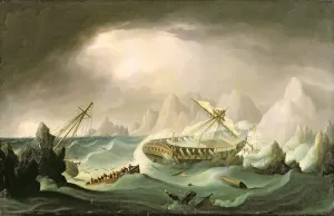 Shipwreck off a Rocky Coast (oil on canvas) Shipwreck off a Rocky Coast (oil on canvas)