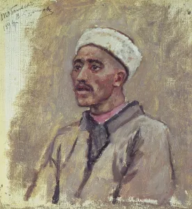 A Siberian Tartar, sketch for 'Yermak Conquers Siberia', 1894 (oil on canvas) A Siberian Tartar, sketch for 'Yermak Conquers Siberia', 1894 (oil on canvas)