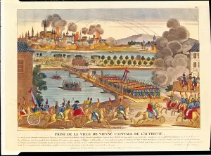 Siege of Vienna, 10th May 1809 (coloured engraving) Siege of Vienna, 10th May 1809 (coloured engraving)