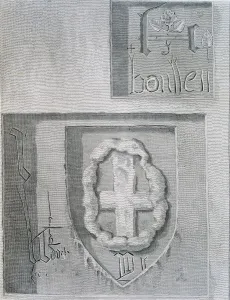 The signature of Anne Boleyn with the Tudor Rose during her imprisonment in the Tower of The signature of Anne Boleyn with the Tudor Rose during her imprisonment in the Tower of