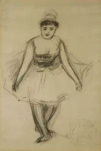 The Singer Rosita Mauri; La Chanteuse Rosita Mauri, (soft pencil on paper) The Singer Rosita Mauri; La Chanteuse Rosita Mauri, (soft pencil on paper)