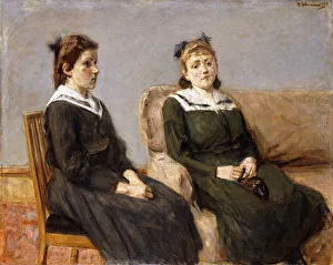 The Two Sisters Leder; Die Zwei Schwestern Leder, 1911 (oil on canvas) The Two Sisters Leder; Die Zwei Schwestern Leder, 1911 (oil on canvas)
