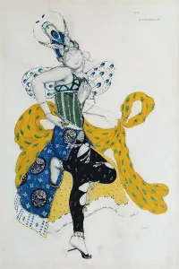 Sketch for the ballet 'La Peri', by Paul Dukas (1865-1935), 1911 (pencil Sketch for the ballet 'La Peri', by Paul Dukas (1865-1935), 1911 (pencil