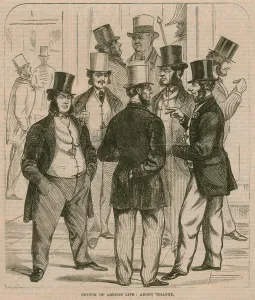 Sketch of London life: about change (engraving) Sketch of London life: about change (engraving)