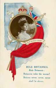 Souvenir card to celebrate the coronation of Queen Mary of Teck (colour litho) Souvenir card to celebrate the coronation of Queen Mary of Teck (colour litho)