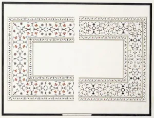 Specimens of the Mosaics, from the Tomb of the Emperor, c. 1815 (pencil, pen, ink, w/c) Specimens of the Mosaics, from the Tomb of the Emperor, c. 1815 (pencil, pen, ink, w/c)
