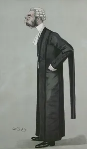 A Sporting Lawyer, form Vanity Fair, 17th March 1898 (colour litho) A Sporting Lawyer, form Vanity Fair, 17th March 1898 (colour litho)