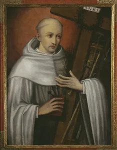 St. Bernard of Clairvaux carrying the instruments of the Passion (oil on canvas) St. Bernard of Clairvaux carrying the instruments of the Passion (oil on canvas)