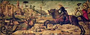 St. George Killing the Dragon, 1502-07 (oil on canvas) St. George Killing the Dragon, 1502-07 (oil on canvas)