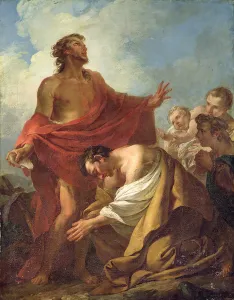 St. John the Baptist Baptising the Jews in the Desert, 1743 (oil on canvas) St. John the Baptist Baptising the Jews in the Desert, 1743 (oil on canvas)