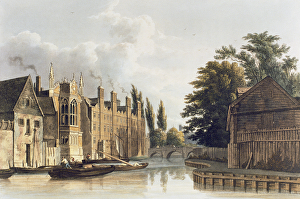 St. John's College, Cambridge from Fisher's Lane St. John's College, Cambridge from Fisher's Lane