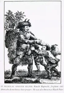 St. Nicholas Sinister Helper: Knecht Ruprecht, 1784 (litho) St. Nicholas Sinister Helper: Knecht Ruprecht, 1784 (litho)
