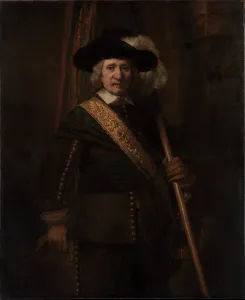 The Standard Bearer, Floris Soop, 1654 (oil on canvas) The Standard Bearer, Floris Soop, 1654 (oil on canvas)
