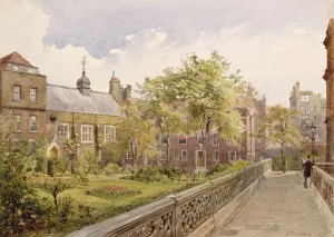 Staple Inn Hall from the Garden, 1882 (w/c on paper) Staple Inn Hall from the Garden, 1882 (w/c on paper)