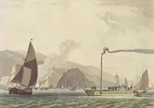 Steam Boat on the Clyde near Dumbarton, 1802 (aquatint) Steam Boat on the Clyde near Dumbarton, 1802 (aquatint)