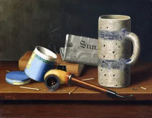Still-life with Blue Tobacco Box, 1878 (oil on canvas) Still-life with Blue Tobacco Box, 1878 (oil on canvas)