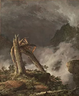 Images Dated 13th November 2012: Storm in the Mountains, 1847 (oil on canvas)