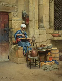Street art portraits Collection: Street Merchant, 1888 (oil on canvas)