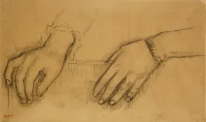 Study of Hands for a Portrait of Helene Rouart; Etude de Mains Study of Hands for a Portrait of Helene Rouart; Etude de Mains