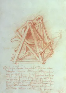 Study of the Wooden Framework with Casting Mould for the Sforza Horse, fol Study of the Wooden Framework with Casting Mould for the Sforza Horse, fol
