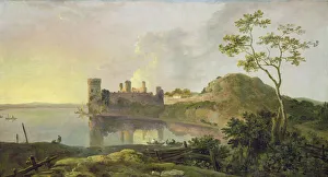 Summer Evening (Caernarvon Castle) c.1764-65 (oil on canvas) Summer Evening (Caernarvon Castle) c.1764-65 (oil on canvas)