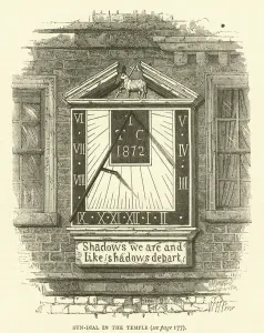 Sun-Dial in the Temple (engraving) Sun-Dial in the Temple (engraving)