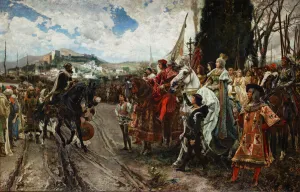 The Surrender of Granada in 1492, 1882 (oil on canvas) The Surrender of Granada in 1492, 1882 (oil on canvas)