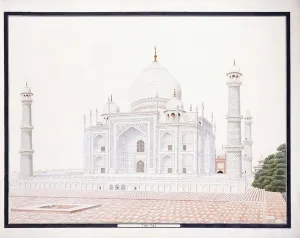 The Taj, c. 1815 (pencil, pen, grey ink, w/c) The Taj, c. 1815 (pencil, pen, grey ink, w/c)