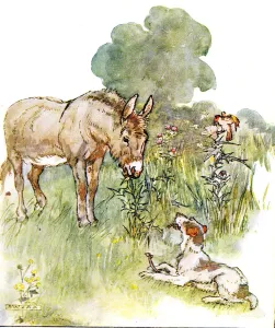Had a talk to Ponto who came to my field with a bone Had a talk to Ponto who came to my field with a bone