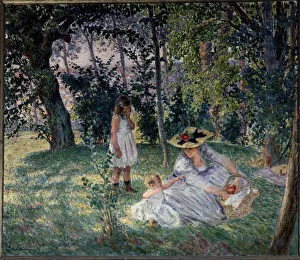 the taste on the grass Painting by Henri Lebasque (1865-1937) 20th century Angers the taste on the grass Painting by Henri Lebasque (1865-1937) 20th century Angers