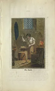 Traditional Craftsmanship Skills Prints: 19th century smith